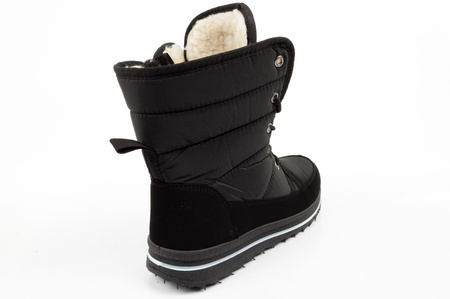 Progress Damen-Winterstiefel, Schwarz, Gefüttert, Lammfellfutter