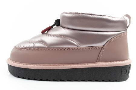 D. Franklin Damen Winterstiefel, modische, isolierte Stiefeletten, Roségold