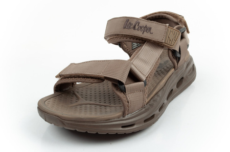 Lee Cooper Herren-Sandalen mit Klettverschluss für den Sommer, Hellgrün