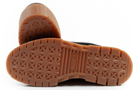 Puma Mayze Damen Sportschuhe Plateau Sneaker Schwarz Modisches Leder