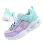 Skechers S Lights-Sola Glow [303714L/TQLV] LED Kinder Sportschuhe, lila.