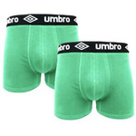 Umbro Herren-Boxershorts [UMUM0197 2SP] 2 PACK, grün.