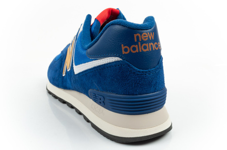 New Balance 574 Herren-Sneaker, Modisches Leder, Blau
