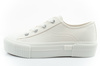Lee Damen-Sneaker Isla, Weiß, Plateau, Komfortabel
