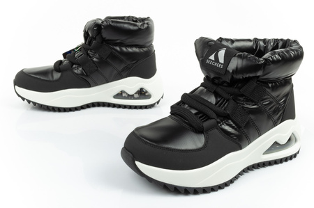 Skechers Uno Damen Winter-Schneestiefel [177559/BLK], schwarz.