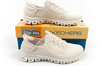 Skechers Glide-Step Damen-Sneaker, bequeme Slipper in Ecru