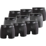 Puma Herren-Boxershorts, 9er-Pack, Schwarz und Grau, bequeme Baumwolle