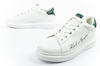 Karl Lagerfeld Herren-Sneaker Kapri, Weiß, Echtleder