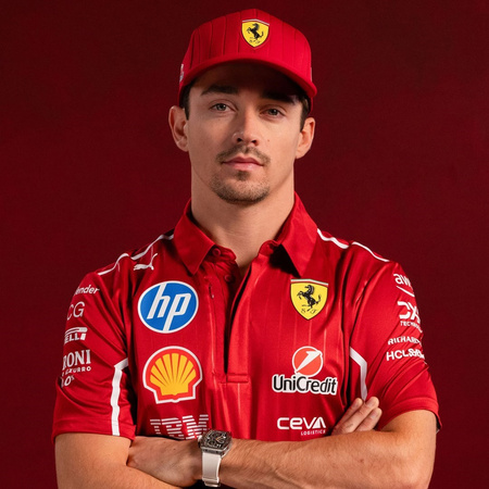 Puma Ferrari Replica Leclerc Cap in Rot für Ferrari-Fans