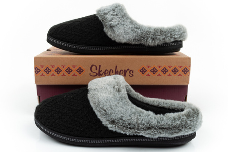 Skechers Damen-Hausschuhe [167225/BLK] isoliert, schwarz.