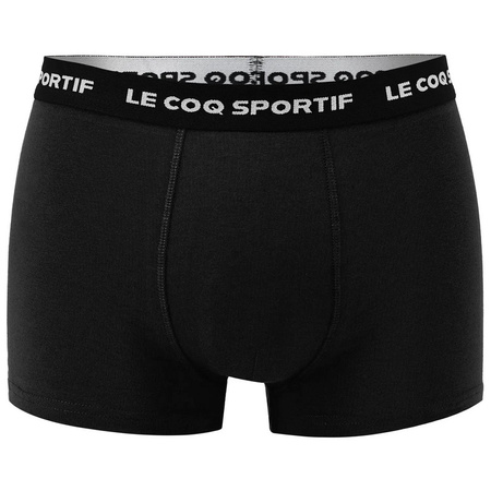 Le Coq Sportif Boxershorts Unterhosen Herren 3er-Pack schwarz grau weinrot