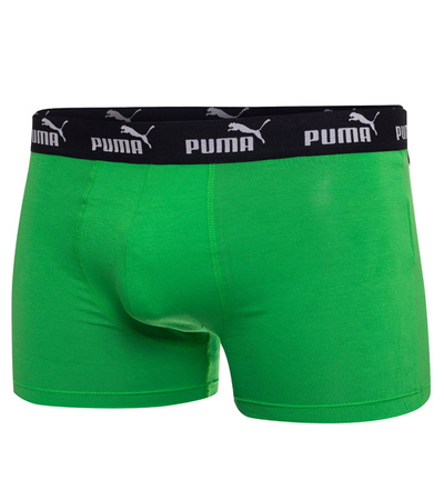 Puma Herren-Boxershorts im 2er-Pack, Grün-Grau, bequeme Baumwolle