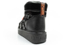 D.Franklin Damen Winterstiefel, modische, isolierte schwarze Stiefeletten
