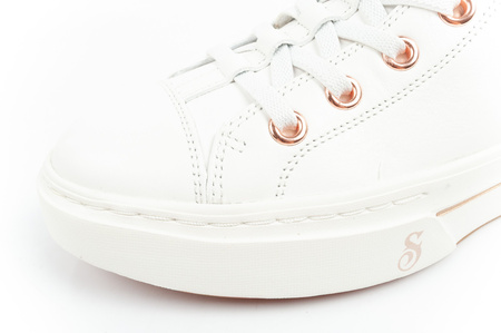 Skechers Snoop One-OG Leder Damen Sportschuhe Sneaker Slip-Ins [186001/WHT]