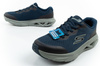 Skechers Glide-Step Vortex Herren-Sneaker, bequemes Marineblau