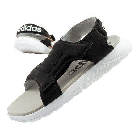 Adidas Comfort Kindersandalen [FY8856], schwarz.