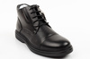 Elegante, gefütterte Herren-Ankle-Boots aus schwarzem Leder von Lee Cooper