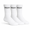 Kappa weiße lange Socken [34113IW 900] 3er-Pack