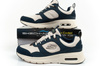 Skechers Skech-Air Court [232648/NVNT] Herren-Sportschuhe, Beige und Marineblau.