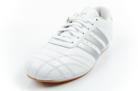 Adidas Taekwondo Lace Damen-Sneaker aus weißem Leder