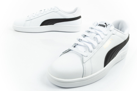 Puma Smash 3.0 Herren-Sneaker aus Leder, Weiß