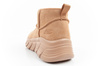 Skechers Damen Winterstiefel, isolierte Lederstiefeletten, Braun