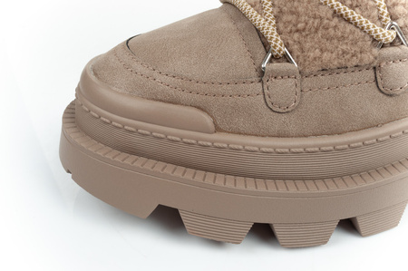 Lee Cooper Damen-Schneestiefel [LCJ-24-47-3149L], Beige.