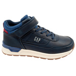 GAP Jack Kinder-Ankle-Boots, Marineblau, Klettverschluss