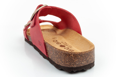 Bio Bio Damen-Flip-Flops, vorgeformte Innensohle, Naturleder