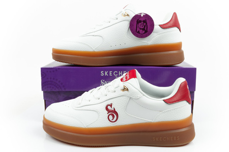 Skechers Courtside-Cali Dudez Herren-Sneaker in Weiß mit Snoop-Dogg-Design