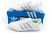 Adidas Taekwondo Lace Damen-Sneaker aus weißem Leder