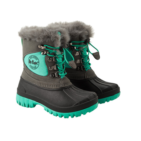 Lee Cooper Kinder-Winterstiefel, Türkis, gefüttert