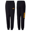 Puma Power Kinder-Jogginghose [670100 51] Schwarz, Gelb.