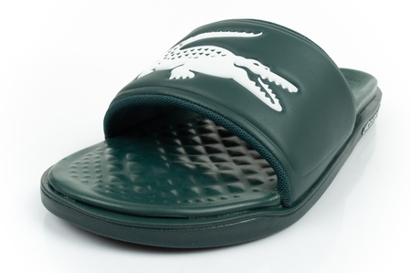 Lacoste Croco Dualiste [202D2] grüne Flip-Flops.