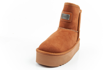 D. Franklin Damen-Winterstiefel, modische, pelzgefütterte, isolierte Stiefeletten in Braun