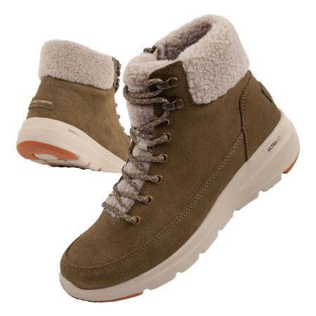 Skechers Glacial Ultra-Woodlands Damen Wintersportschuhe [16677/OLV], oliv.