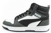 Puma Rebound v6 Herren-Sportschuhe [392326 03], Schwarz, Grau und Weiß.