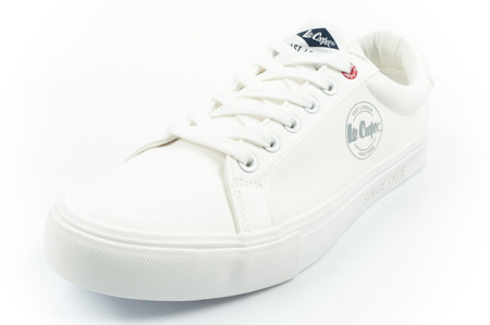 Lee Cooper Herren-Sneaker, modisches Weiß, bequem