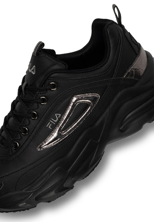 Fila Skye ZP Damen-Sneaker, modisch, leicht, Schwarz