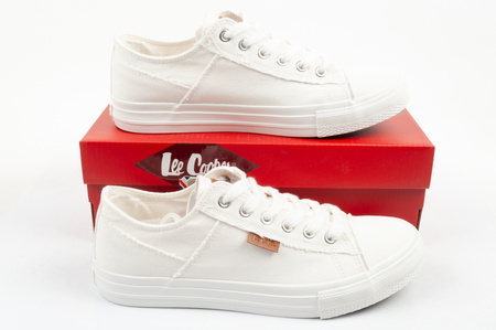 Lee Cooper Damen-Sneaker, modisches Weiß, bequem