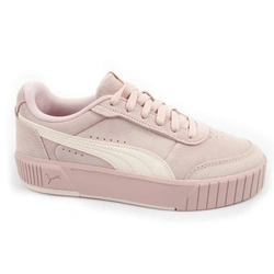 Puma Damen-Sportschuhe Carina Mia SD, bequeme Sneaker aus puderrosa Leder