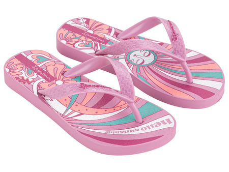 Die Ipanema Classic Happy Kinder-Flip-Flops sind bequem für den Strand