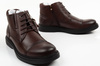 Elegante, braune Herren-Ankle-Boots aus Leder von Lee Cooper