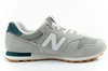 New Balance 373 Herren-Sneaker, Modisches graues Leder, Graugrün