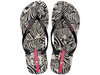 Ipanema Animal Damen Flip-Flops [83617 AY386], schwarz und weiß.