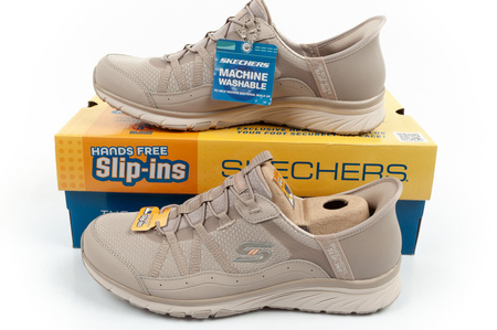 Skechers Free Damen-Sneaker zum Hineinschlüpfen, Beige