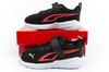 Bequeme schwarze Puma-Sportsneaker für Kinder mit Klettverschluss – Modell „All-Day“