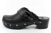 Scholl Iconic [F307031004] Lederclogs, schwarz.