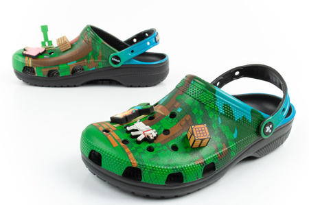 Crocs Class Minecraft Flip Flops Sandalen Herren Gamer Clogs LED