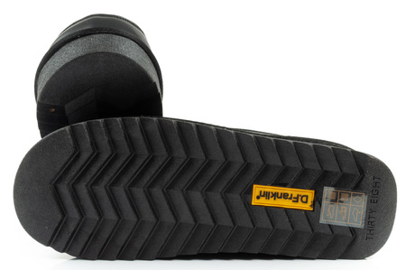 D.Franklin Damen Winterstiefel, modische, isolierte schwarze Stiefeletten